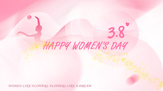 Happy Women's Day, March with you, are the best scenery!